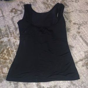 Black tank top